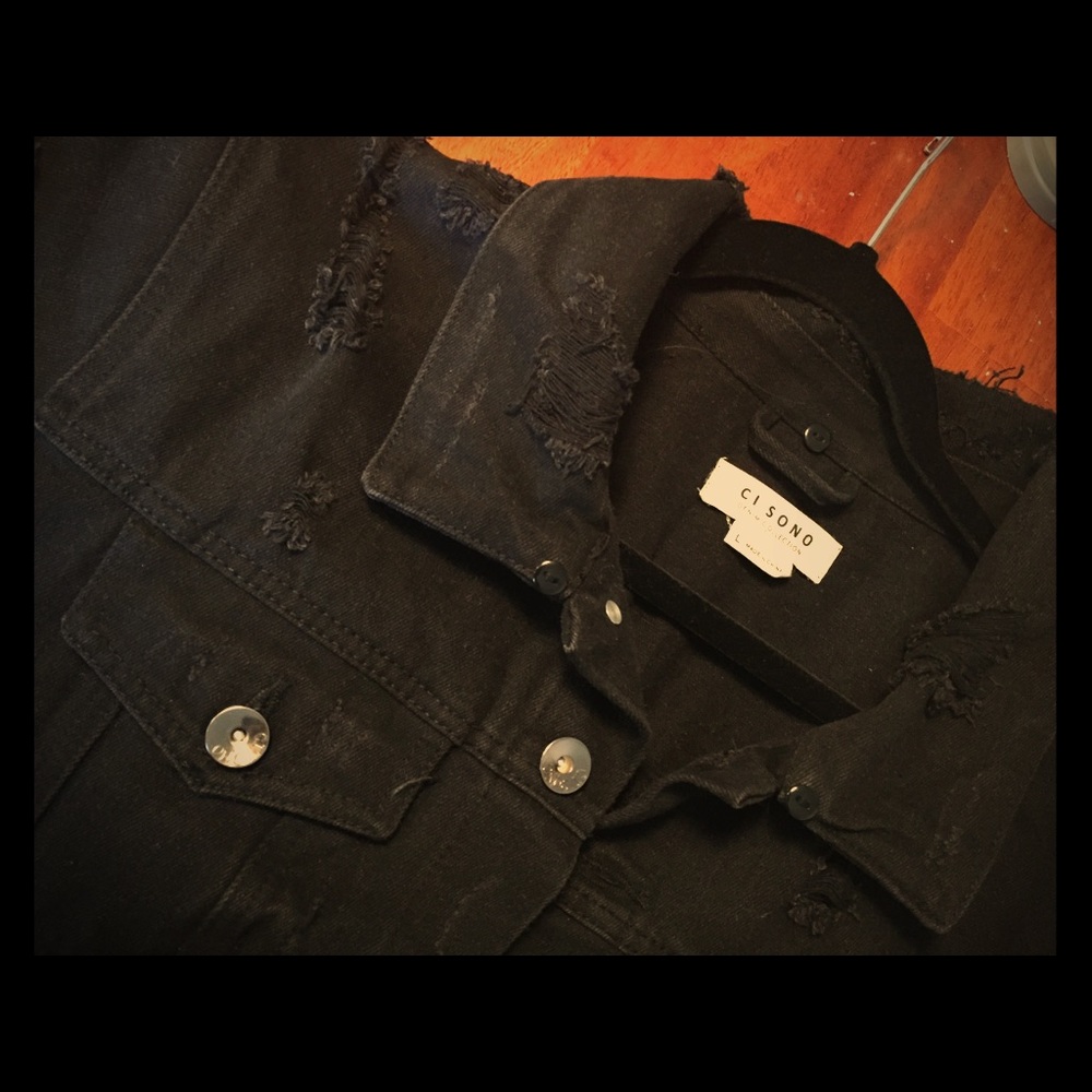 Black Boyfriend Jean Jacket